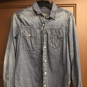 Gap Jean Button Up Shirt